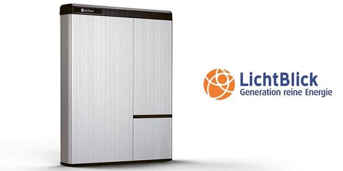 Lichtblick Schwarmbatterie und LG Chem Stromspeicher