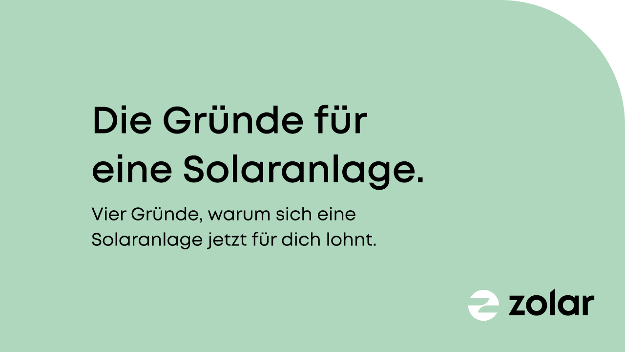 4 Gründe für eine Solaranlage - YouTube Video