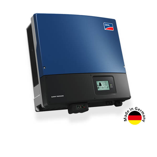 Der SMA Sunny Tripower 15000-20000 Wechselrichter in blau